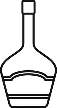 Bottle drink icon symbol image. Illustration of the drink water bottle glass design image vector