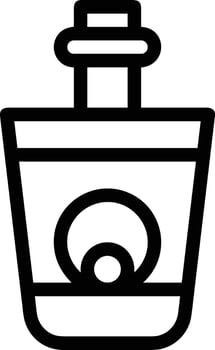 Bottle drink icon symbol image. Illustration of the drink water bottle glass design image vector