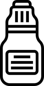 Bottle drink icon symbol image. Illustration of the drink water bottle glass design image vector