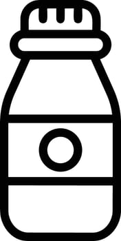 Bottle drink icon symbol image. Illustration of the drink water bottle glass design image vector