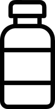 Bottle drink icon symbol image. Illustration of the drink water bottle glass design image vector