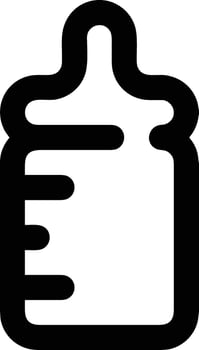 Bottle drink icon symbol image. Illustration of the drink water bottle glass design image vector