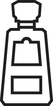 Bottle drink icon symbol image. Illustration of the drink water bottle glass design image vector