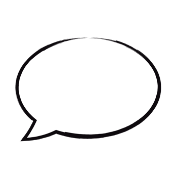 Speech bubble transparent background, transparent chat talking speech bubble png