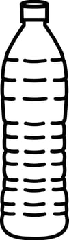 Bottle drink icon symbol image. Illustration of the drink water bottle glass design image vector