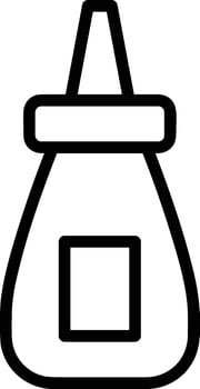 Bottle drink icon symbol image. Illustration of the drink water bottle glass design image vector