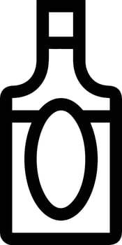 Bottle drink icon symbol image. Illustration of the drink water bottle glass design image vector