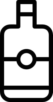 Bottle drink icon symbol image. Illustration of the drink water bottle glass design image vector