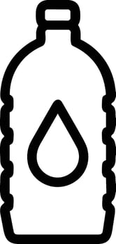 Bottle drink icon symbol image. Illustration of the drink water bottle glass design image vector