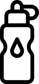 Bottle drink icon symbol image. Illustration of the drink water bottle glass design image vector