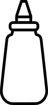 Bottle drink icon symbol image. Illustration of the drink water bottle glass design image vector