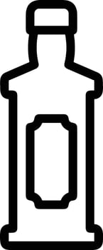 Bottle drink icon symbol image. Illustration of the drink water bottle glass design image vector