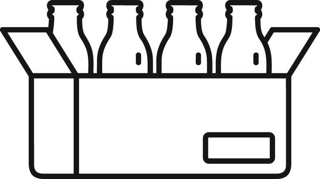 Bottle drink icon symbol image. Illustration of the drink water bottle glass design image vector