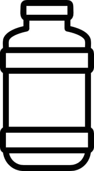 Bottle drink icon symbol image. Illustration of the drink water bottle glass design image vector