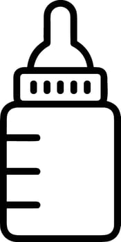 Bottle drink icon symbol image. Illustration of the drink water bottle glass design image vector