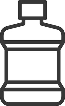 Bottle drink icon symbol image. Illustration of the drink water bottle glass design image vector