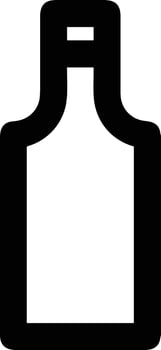 Bottle drink icon symbol image. Illustration of the drink water bottle glass design image vector