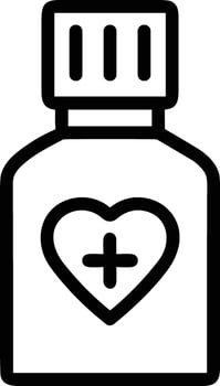 Bottle drink icon symbol image. Illustration of the drink water bottle glass design image vector