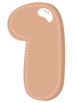 Cute number pastel color png