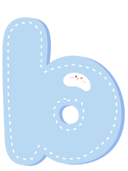 Cute letter alphabet pastel color png