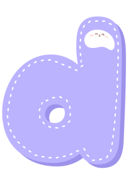 Cute letter alphabet pastel color png