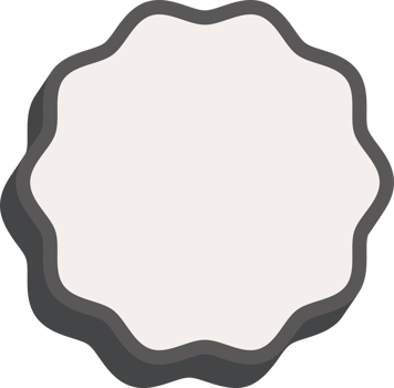 Wavy circle frame. Scallop edge box. Outline squiggle border. Groovy zigzag abstract shape. Cute square aesthetic banner. Retro art. png