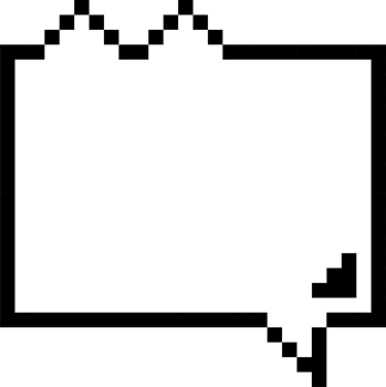 8bit retro game animal pet cat pixel text box memo speech bubble balloon, icon sticker keyword planner banner png
