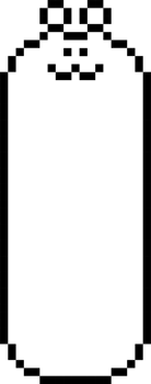 8bit retro game animal pet bear pixel text box memo speech bubble balloon, icon sticker keyword planner banner png