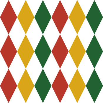 seamless background Rhombus red, yellow, green png