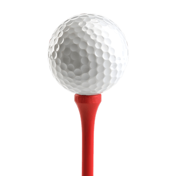 Golf Ball on Transparent Background png