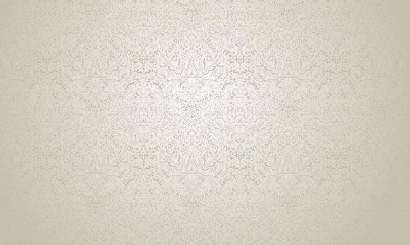 Vintage floral wallpaper background. Elegant silver toned damask design. Subtle luxury stylish decorative backdrop. vector