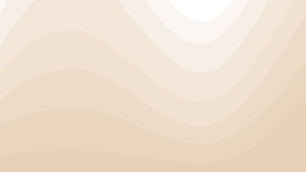 Abstract beige background. Smooth wavy sand-colored geometry. Waves and bends. monochrome illustration in flat style vector