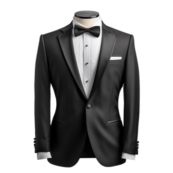 Tuxedo isolated on transparent background png
