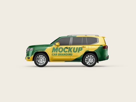 Crossover SUV Mockup Template psd
