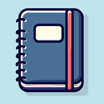 School student stationary book back to school illustration vector