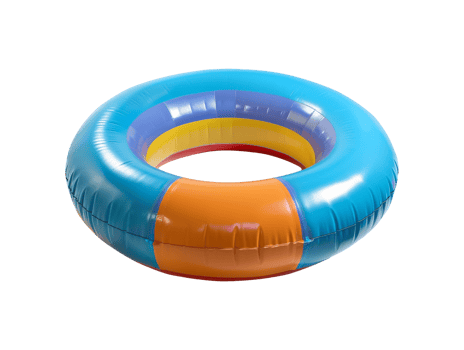 Pool sea inflatable life boul isolated png
