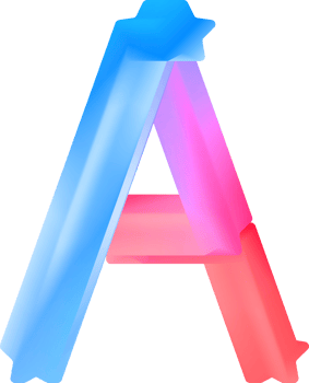 3D Spiral Alphabet Letter A png