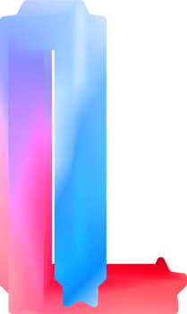 3D Spiral Alphabet Letter L png