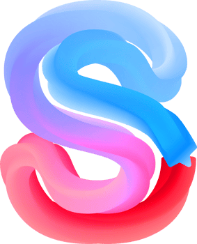 3D Spiral Alphabet Letter S png