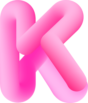 3D Pink Alphabet Letter K png