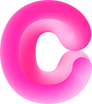 3D Pink Alphabet Letter C png