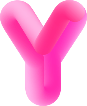 3D Pink Alphabet Letter Y png