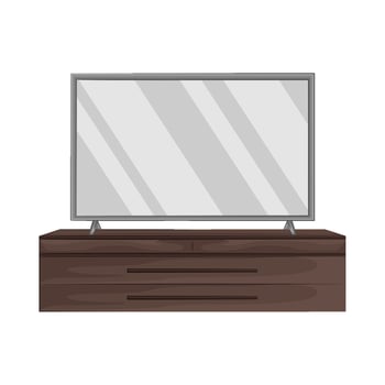 Illustration of television vector