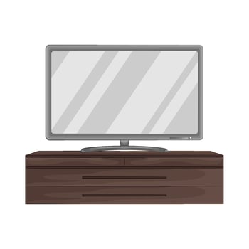 Illustration of television vector