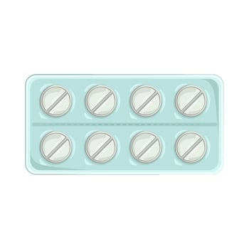 Illustration of pill vector