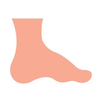 Foot Icon Design vector