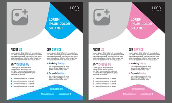 Modern design template, Top choice, Corporate Flyer Template Design vector