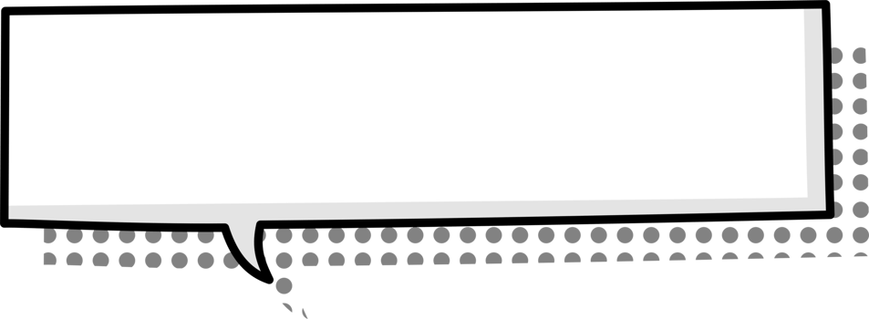 Black and white color Pop art polka dots halftone speech bubble balloon icon sticker memo keyword planner text box banner png