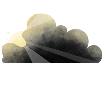 Moon and clouds in the night sky png