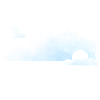 Blue sky with white clouds png